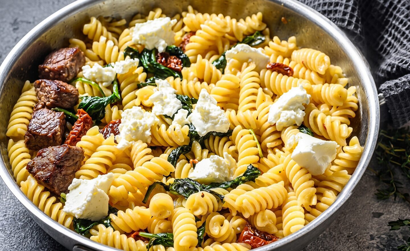 Skillet Noodles and Beef