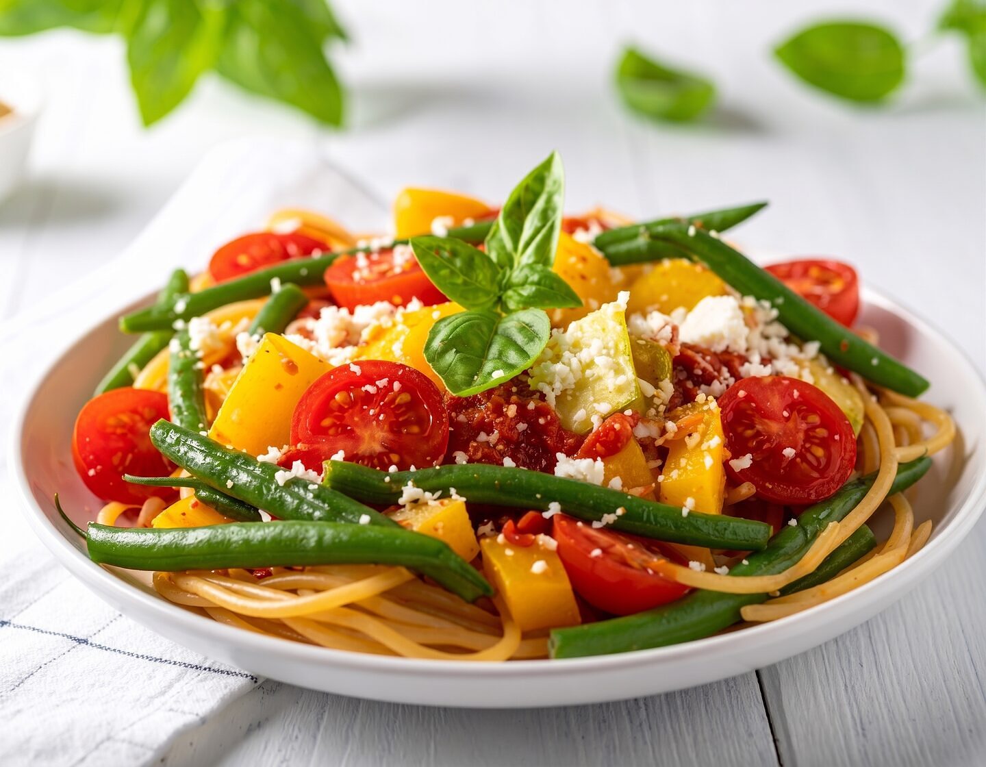 Summer Vegetable Spaghetti