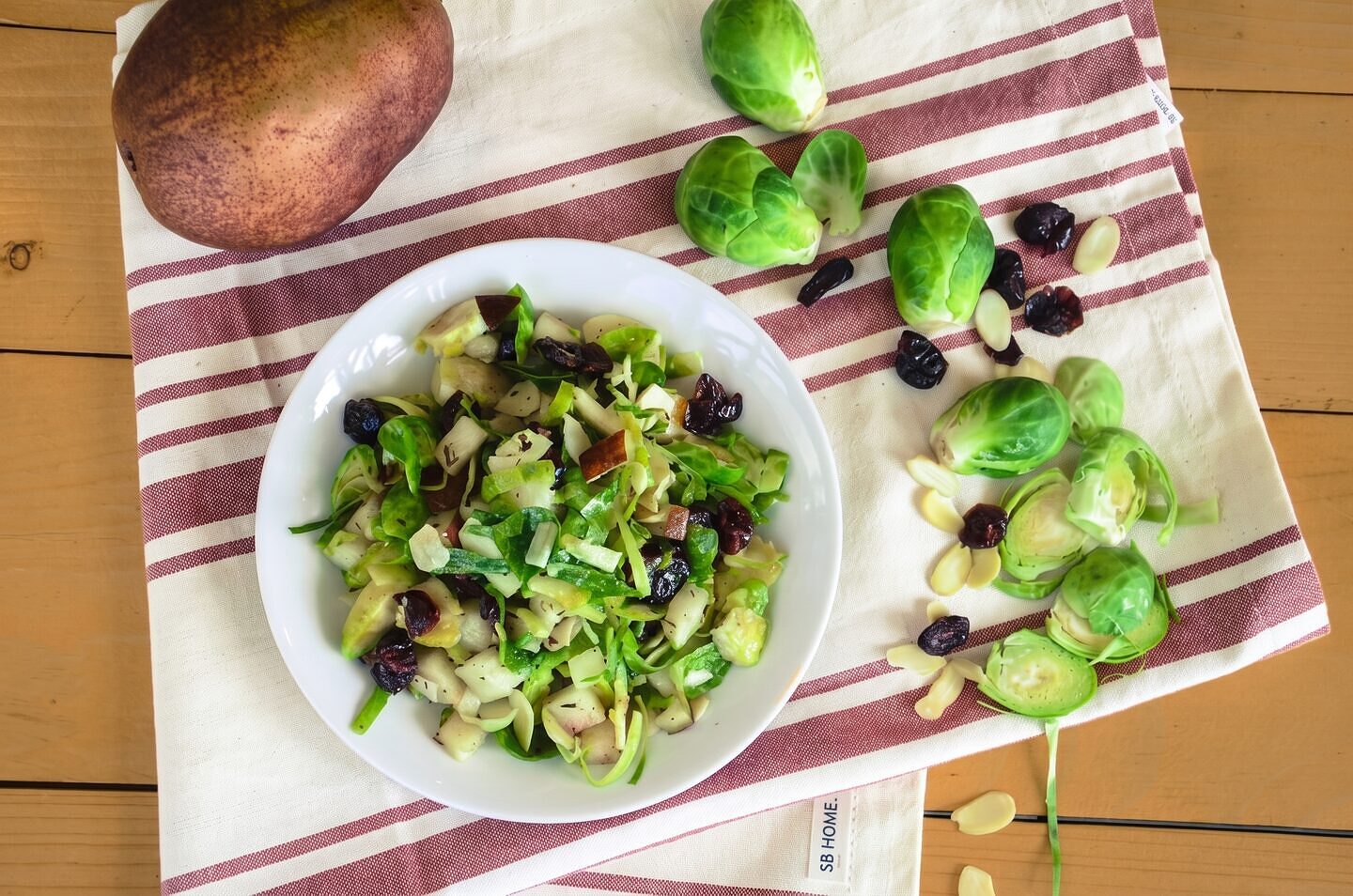 The Perfect "Pear" and Brussels Sprout Salad