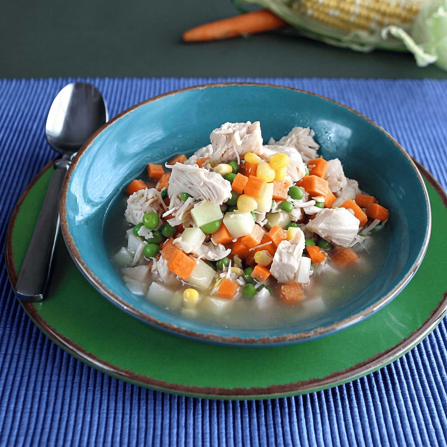 Vegetable Soup with Chicken