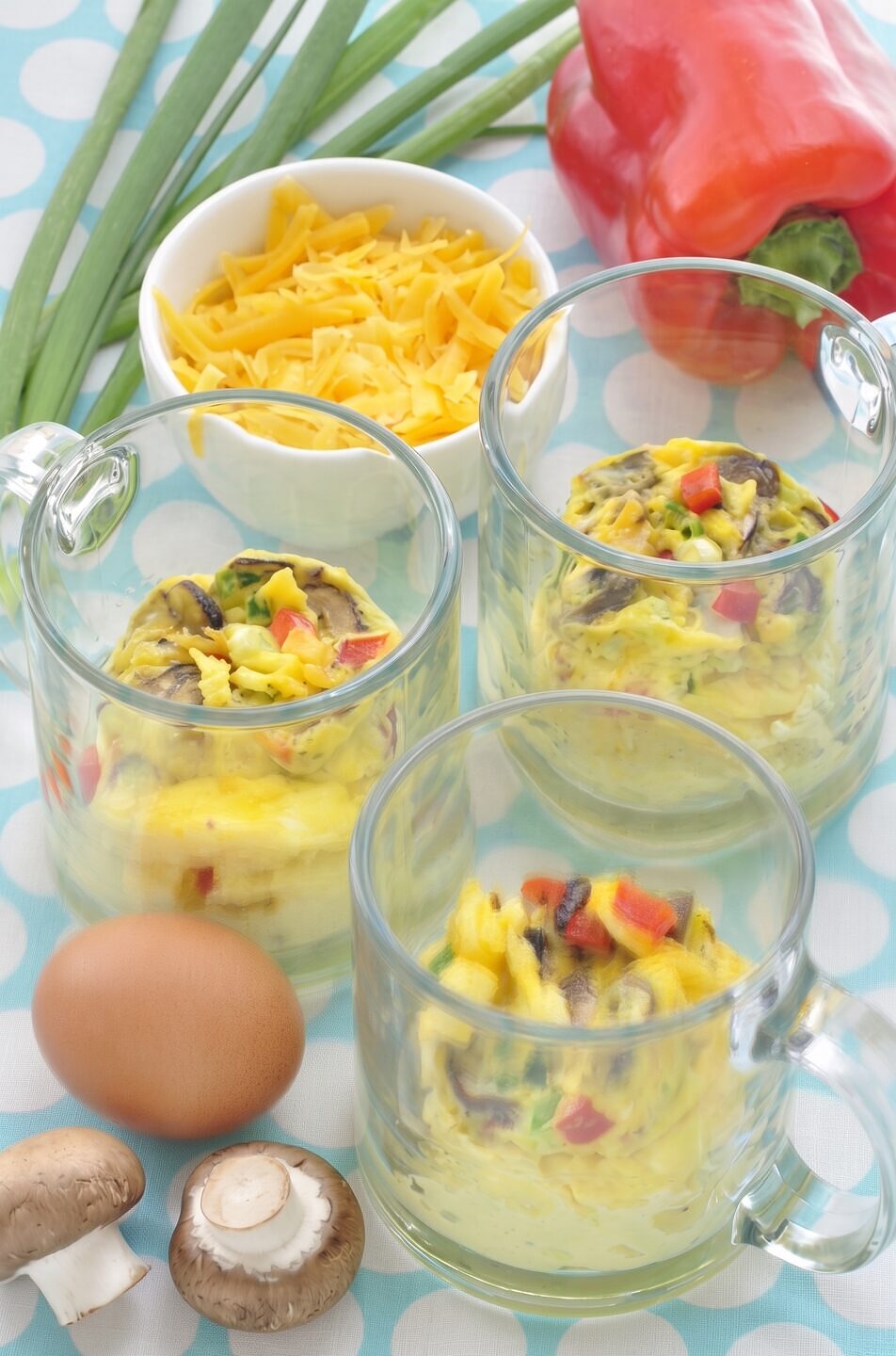 Veggie Omelet in a Mug