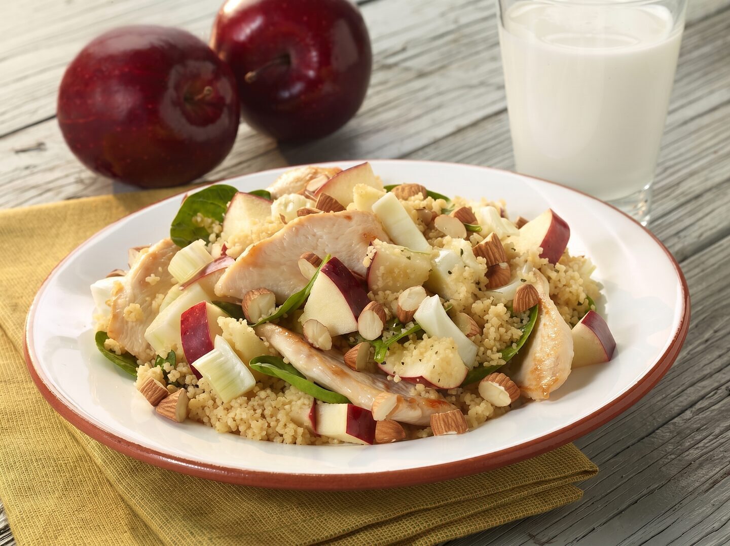 Apple, Fennel & Chicken Salad with Couscous
