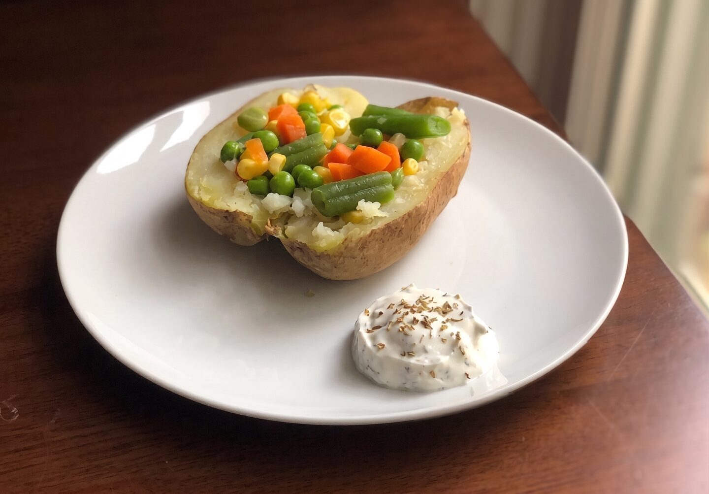 Baked Potatoes Primavera
