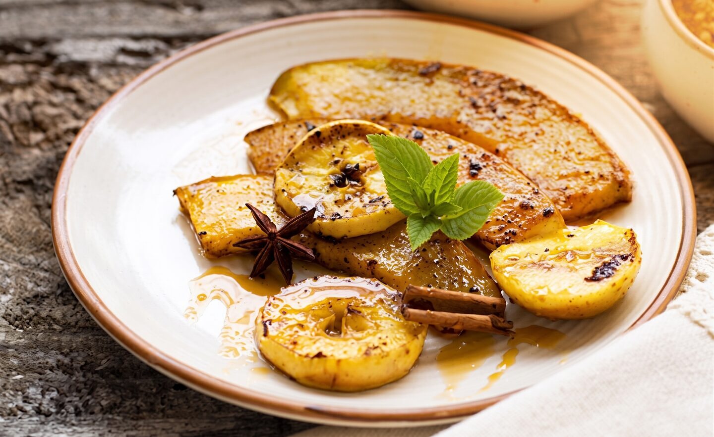 Baked Squash with Apples and Spices
