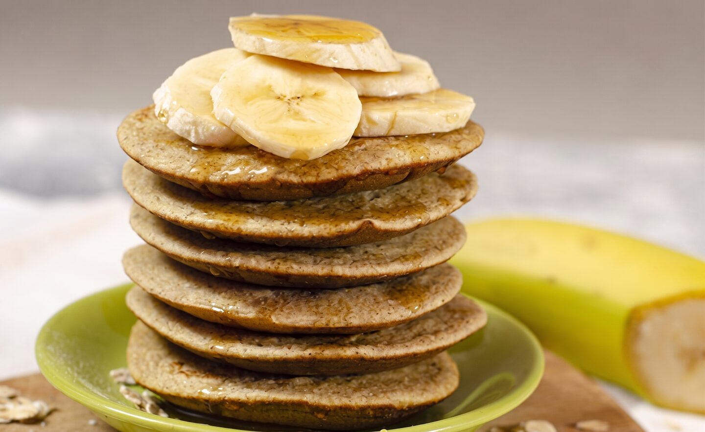 Banana Oatmeal Pancakes with Lentils