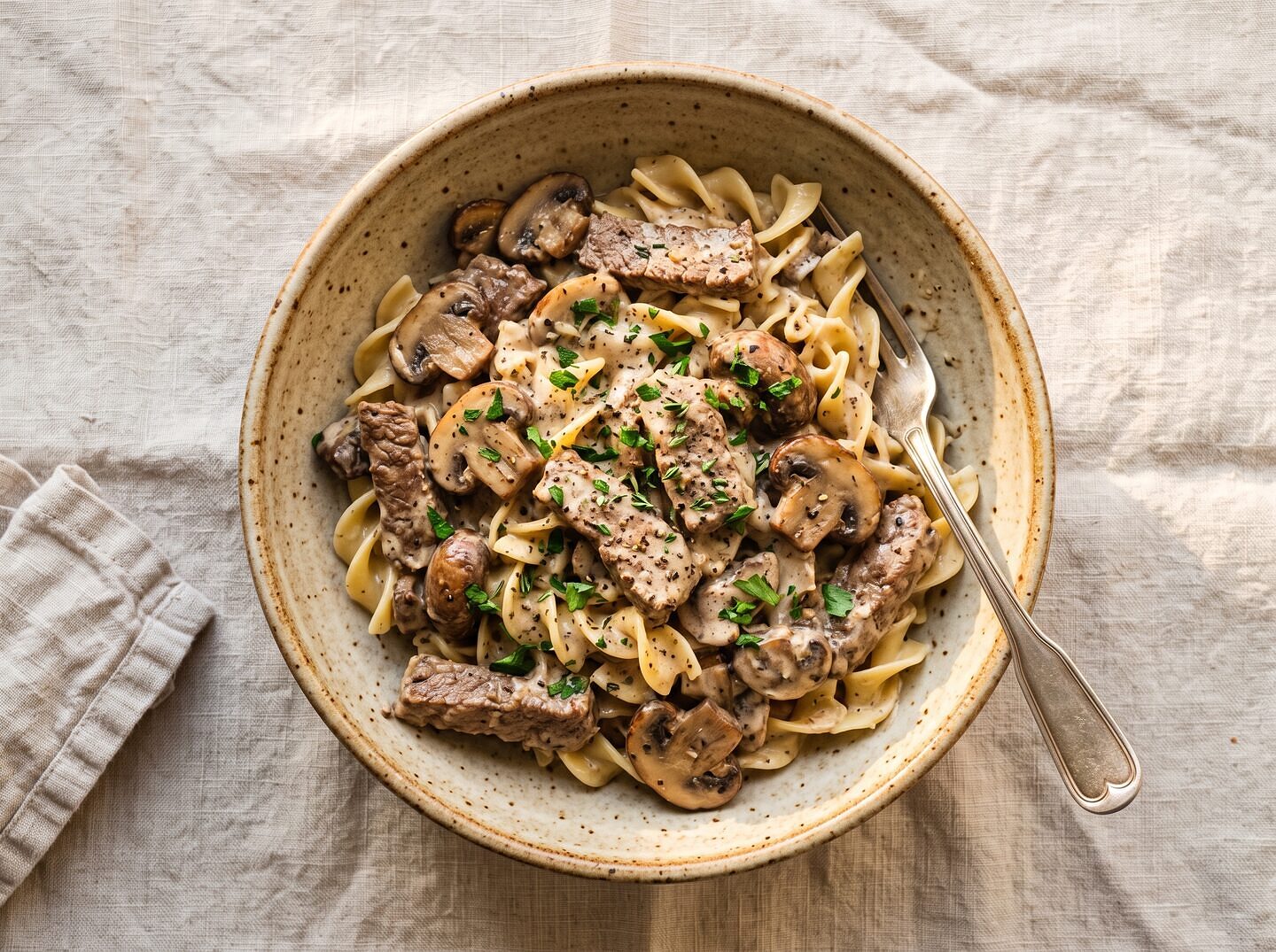 Beef Stroganoff