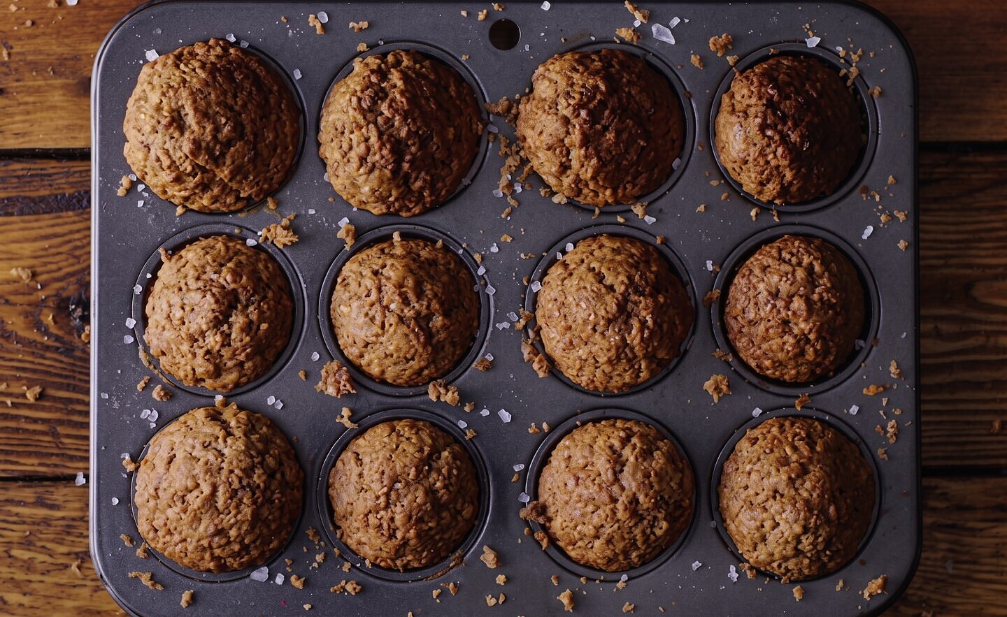 Bran Flake Raisin Muffins