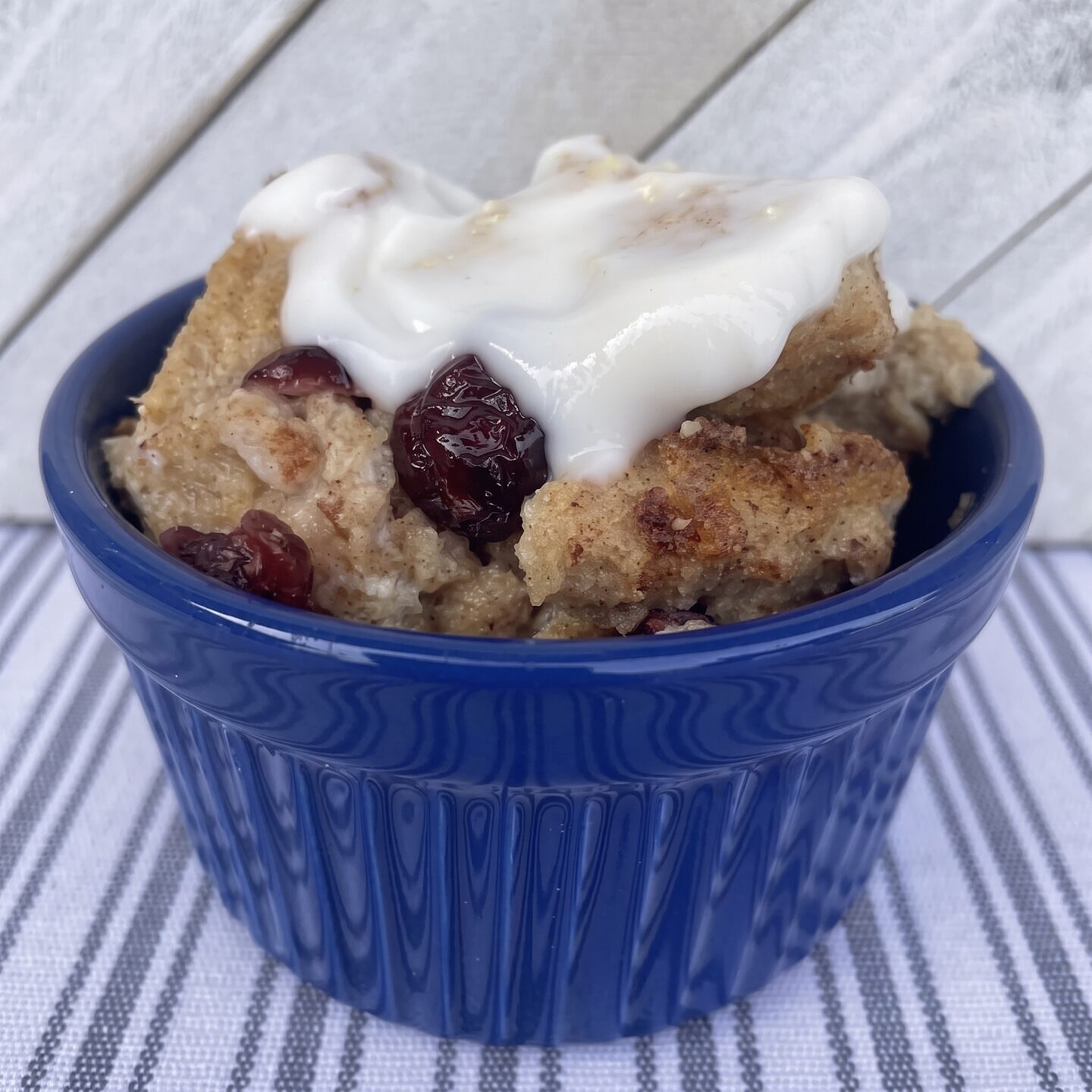 Bread Pudding with Vanilla Sauce