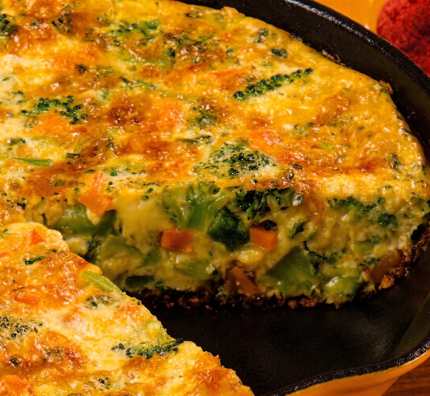 Broccoli-Cheddar Frittata