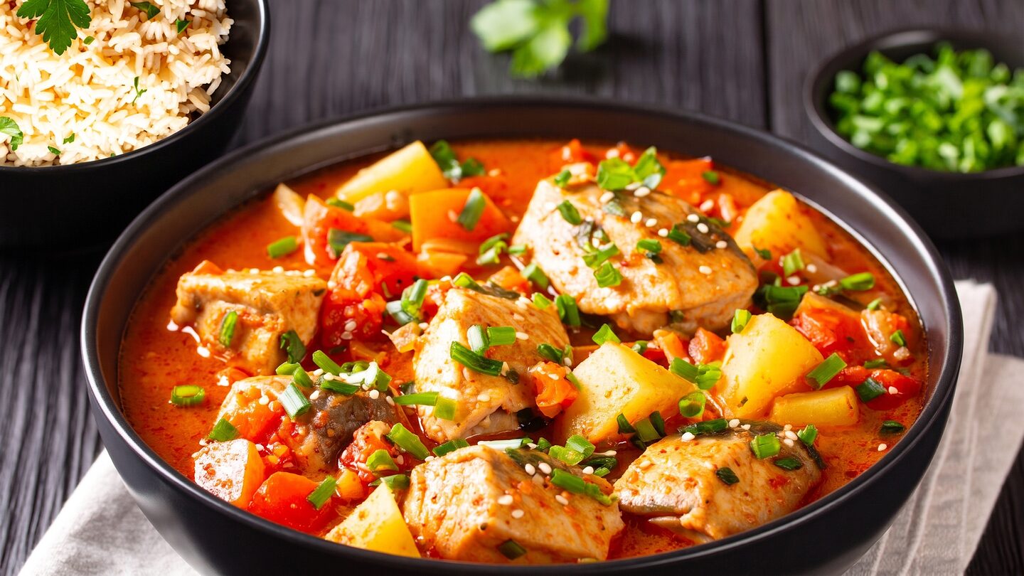 Catfish Stew and Rice