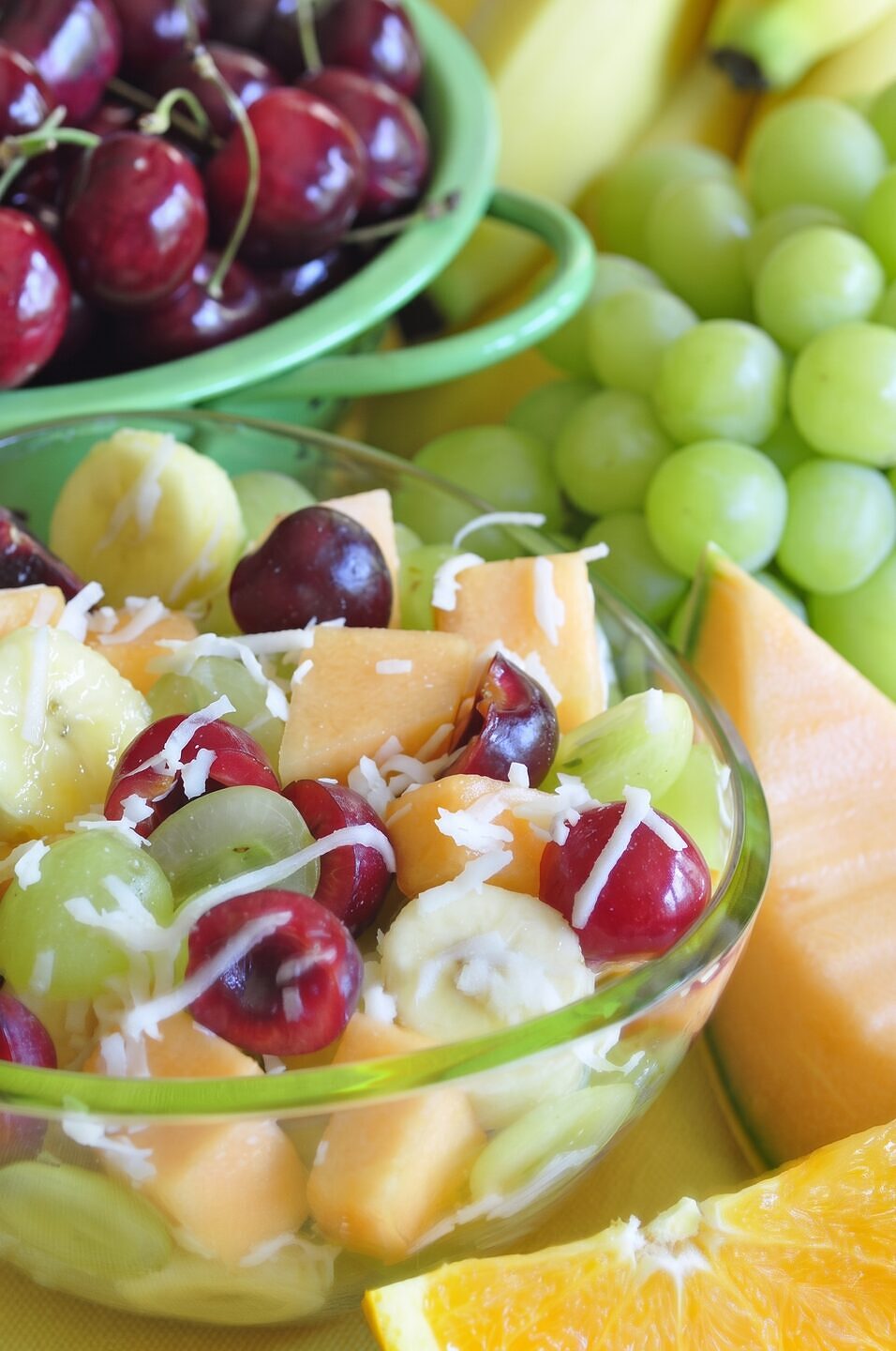 Cherry, Melon, & Grape Salad