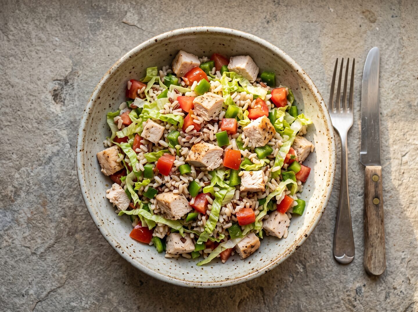Chicken Rice Salad