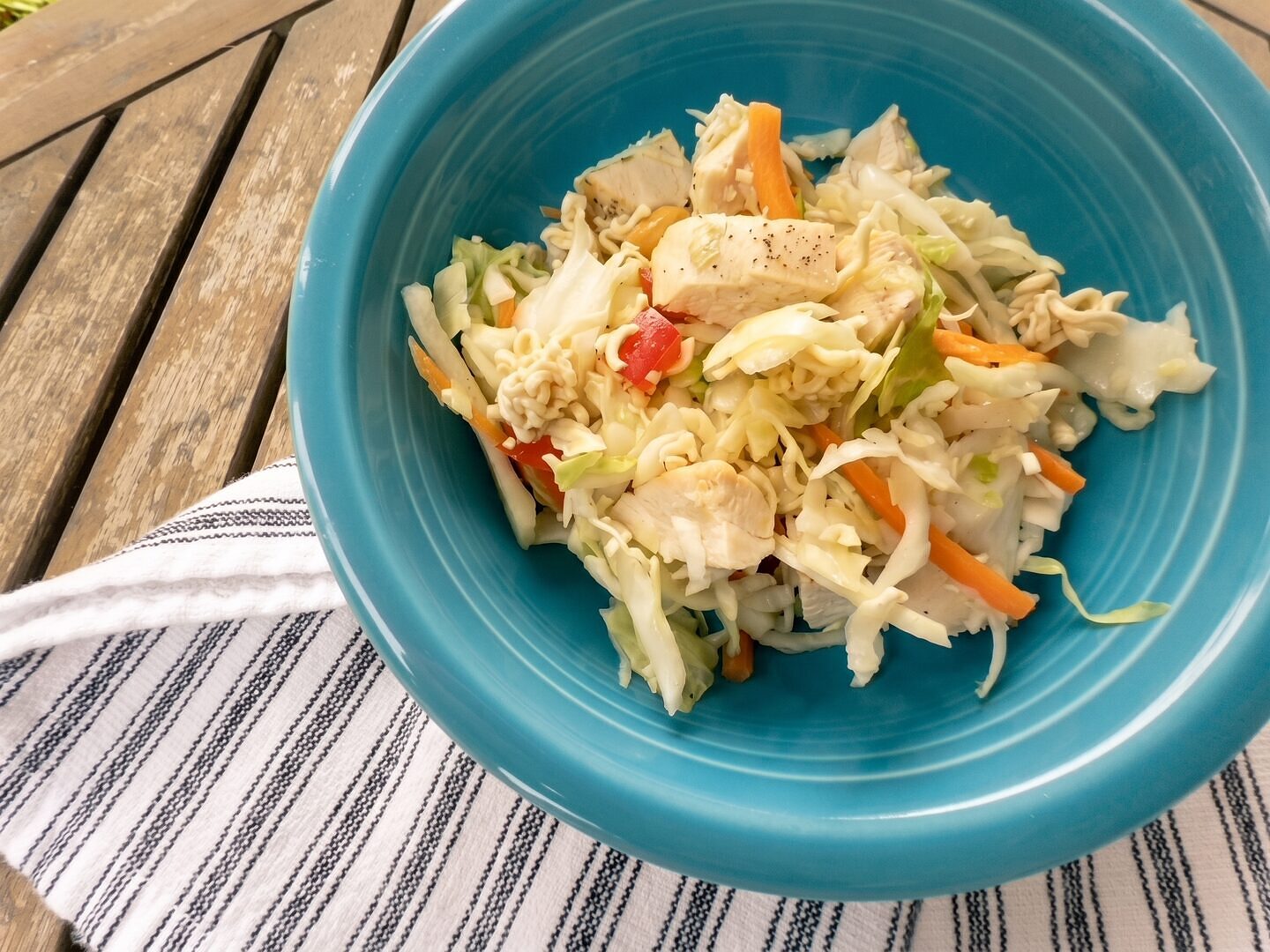 Chicken Salad with Ramen Noodles