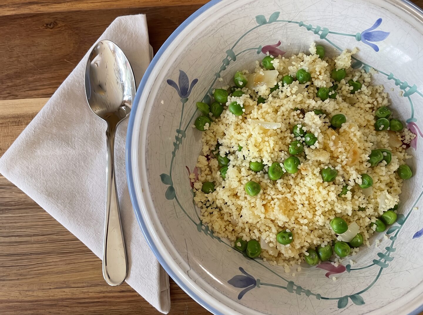 Couscous with Peas and Onions