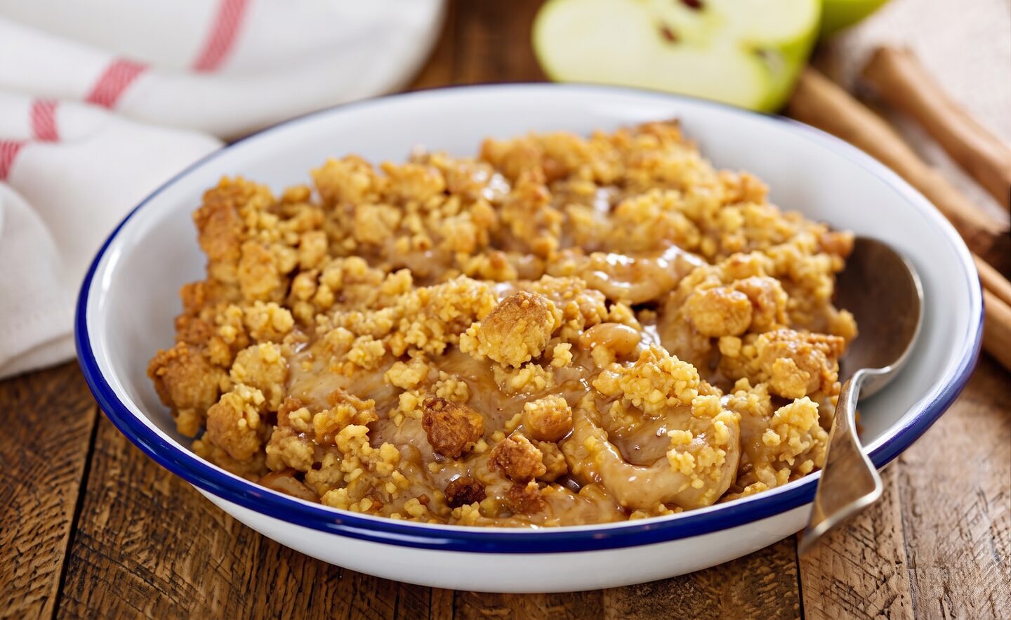 Fat-Free Apple Crumb Dessert