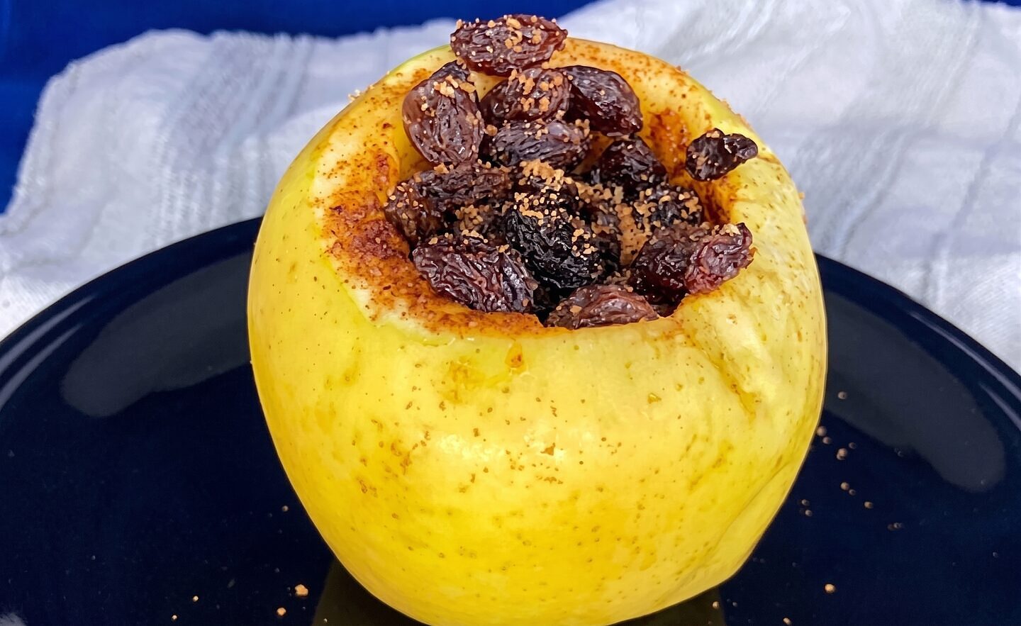 Festive Microwave Baked Apples