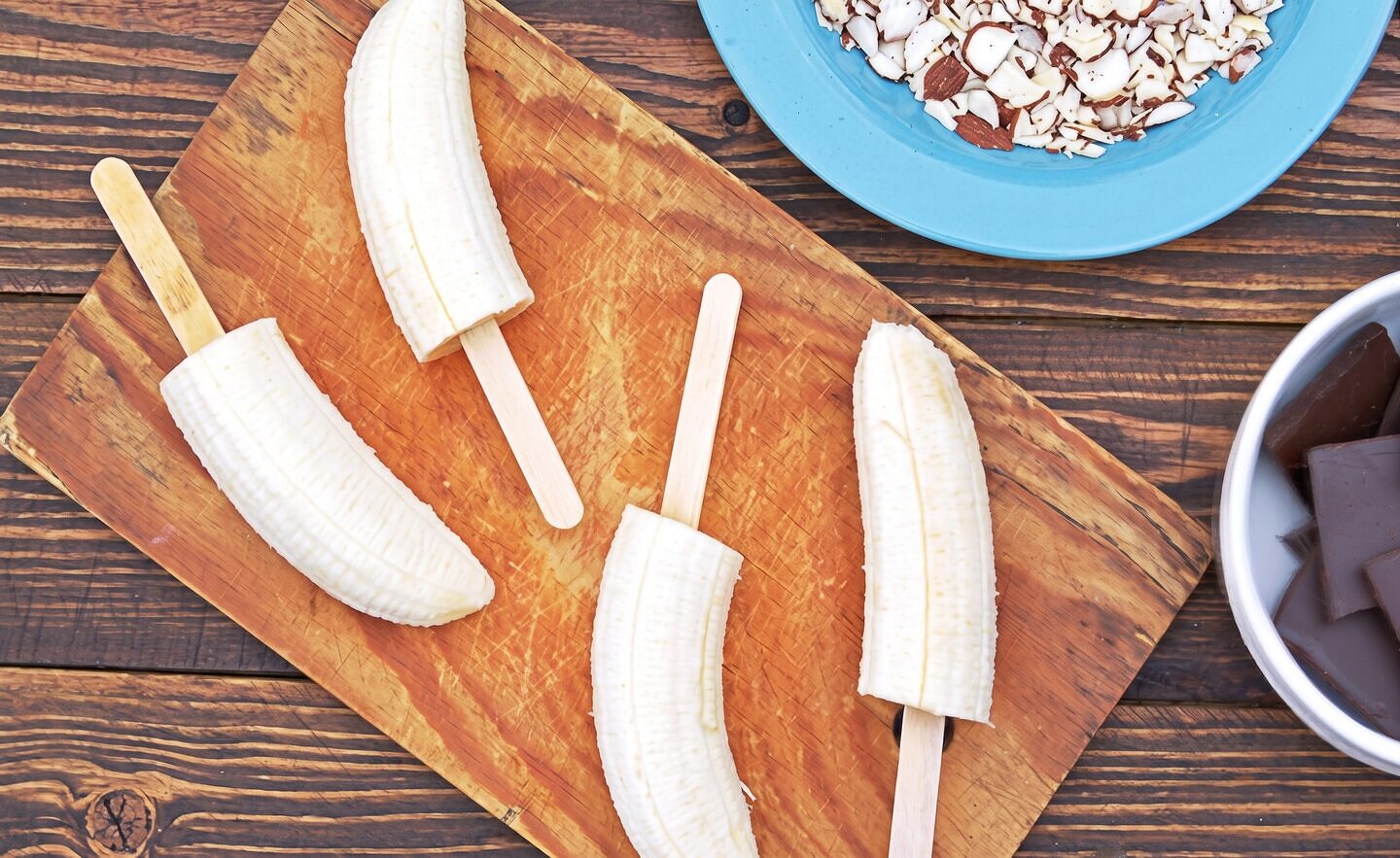 Frozen Banana Pops