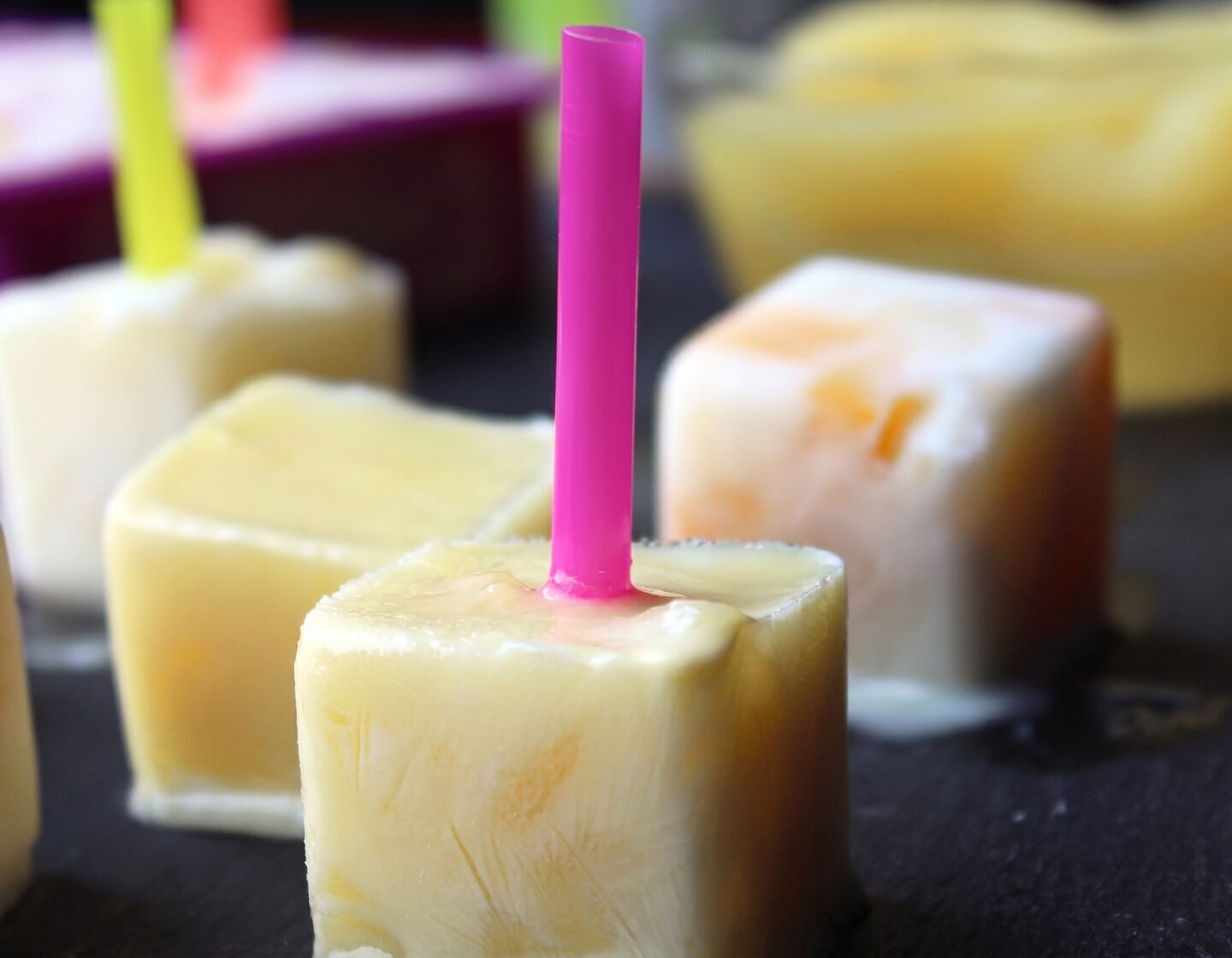 Frozen Pear Pops