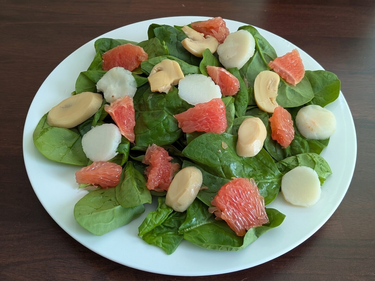 Grapefruit Spinach Salad