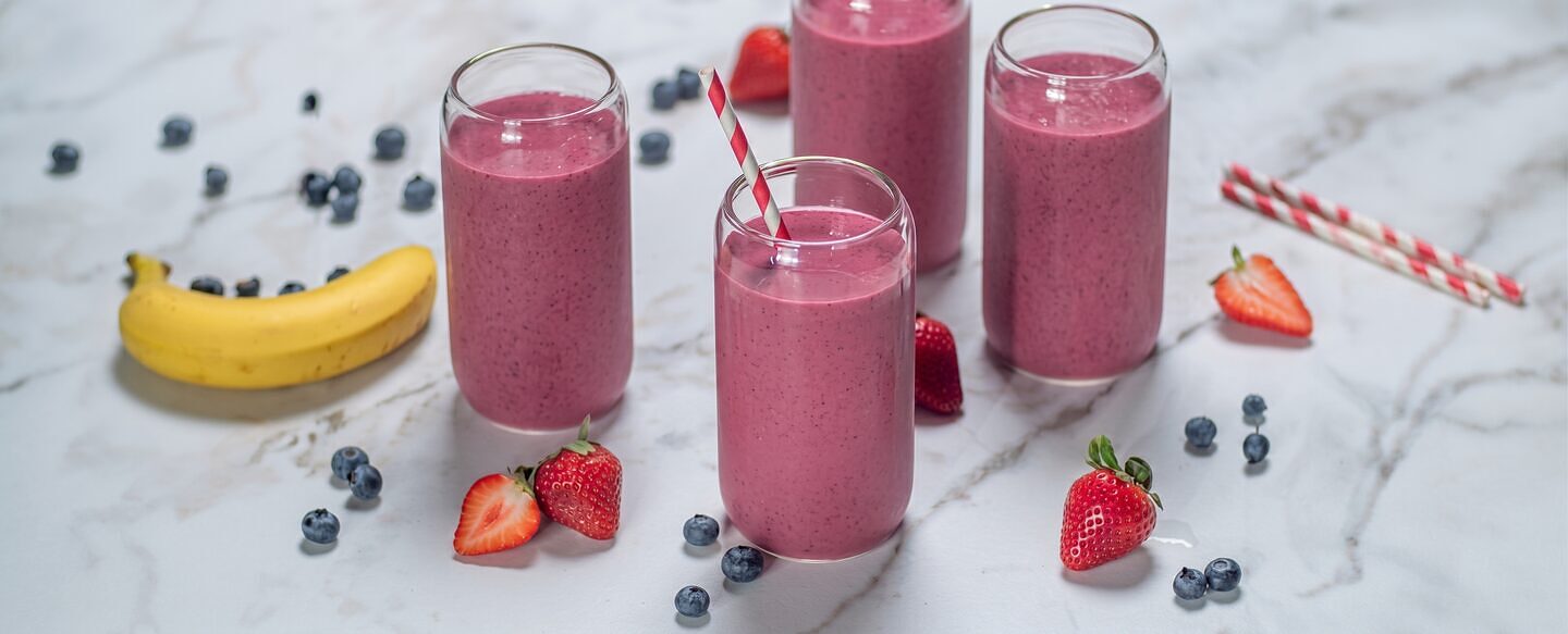 Green Tea Berry Banana Smoothie