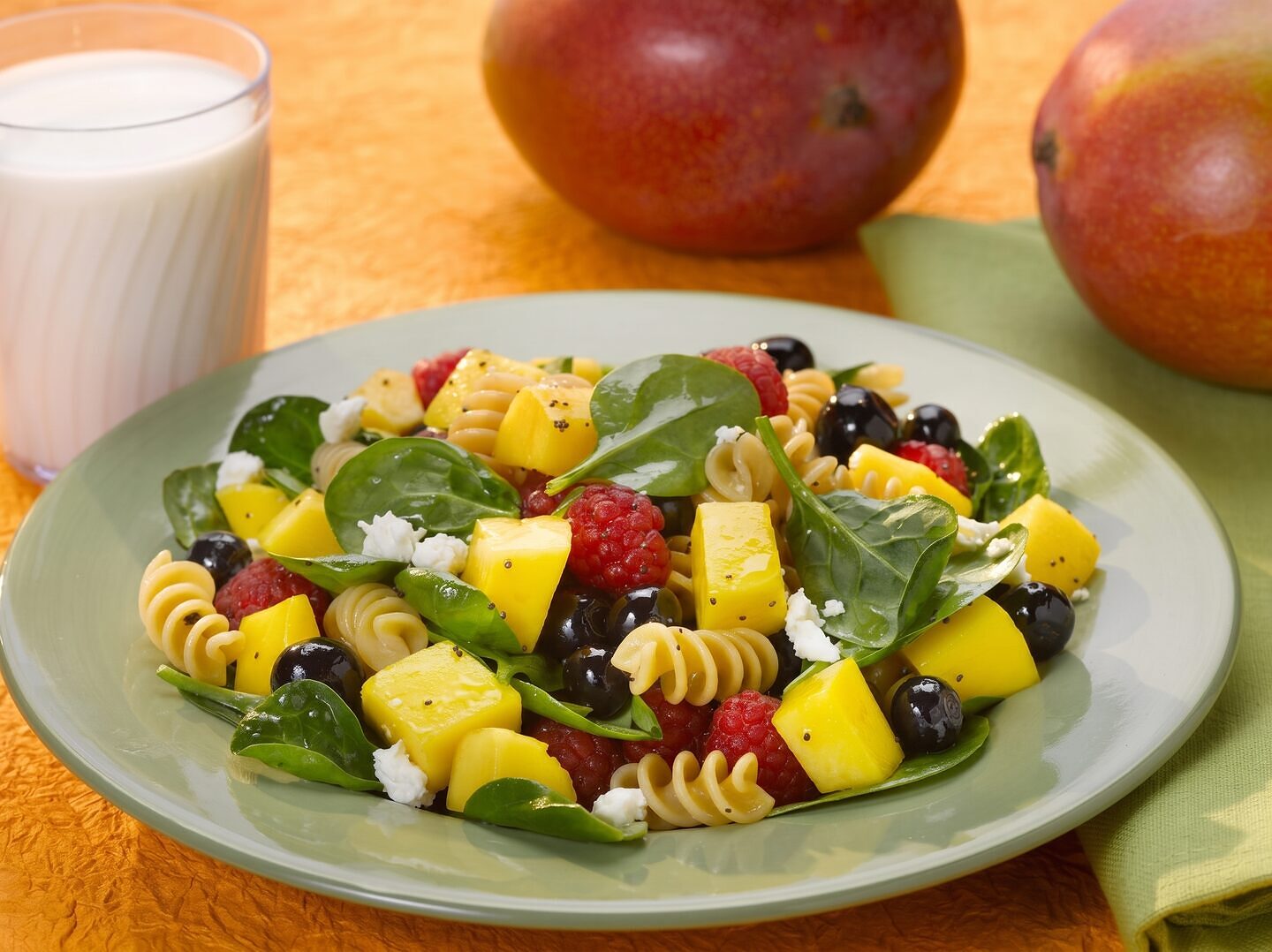 Mango Berry Rotini Salad