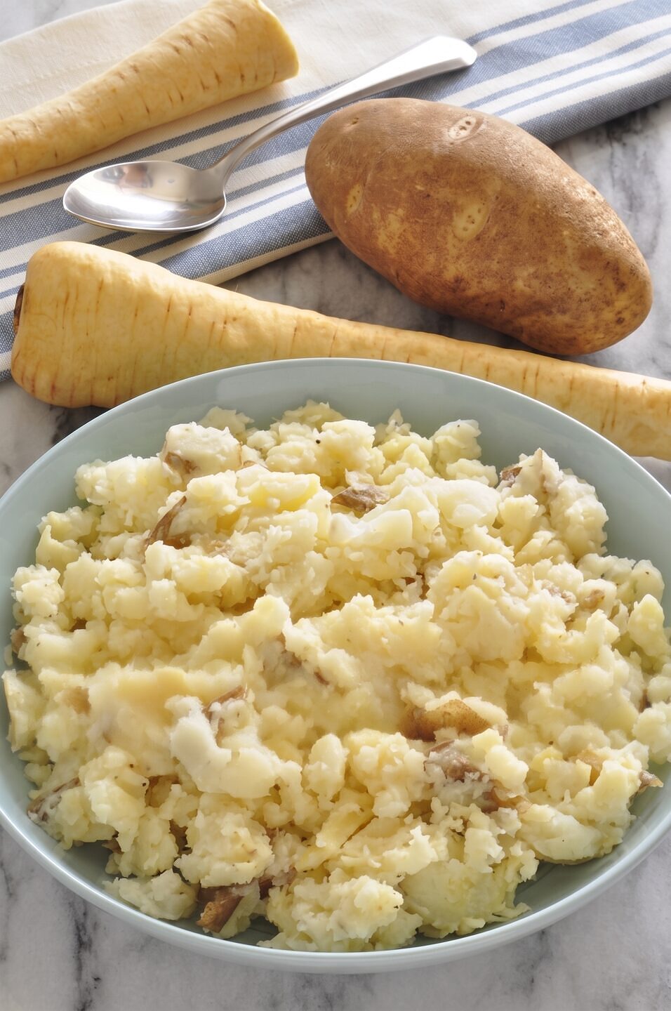 Mashed Parsnips and Potatoes