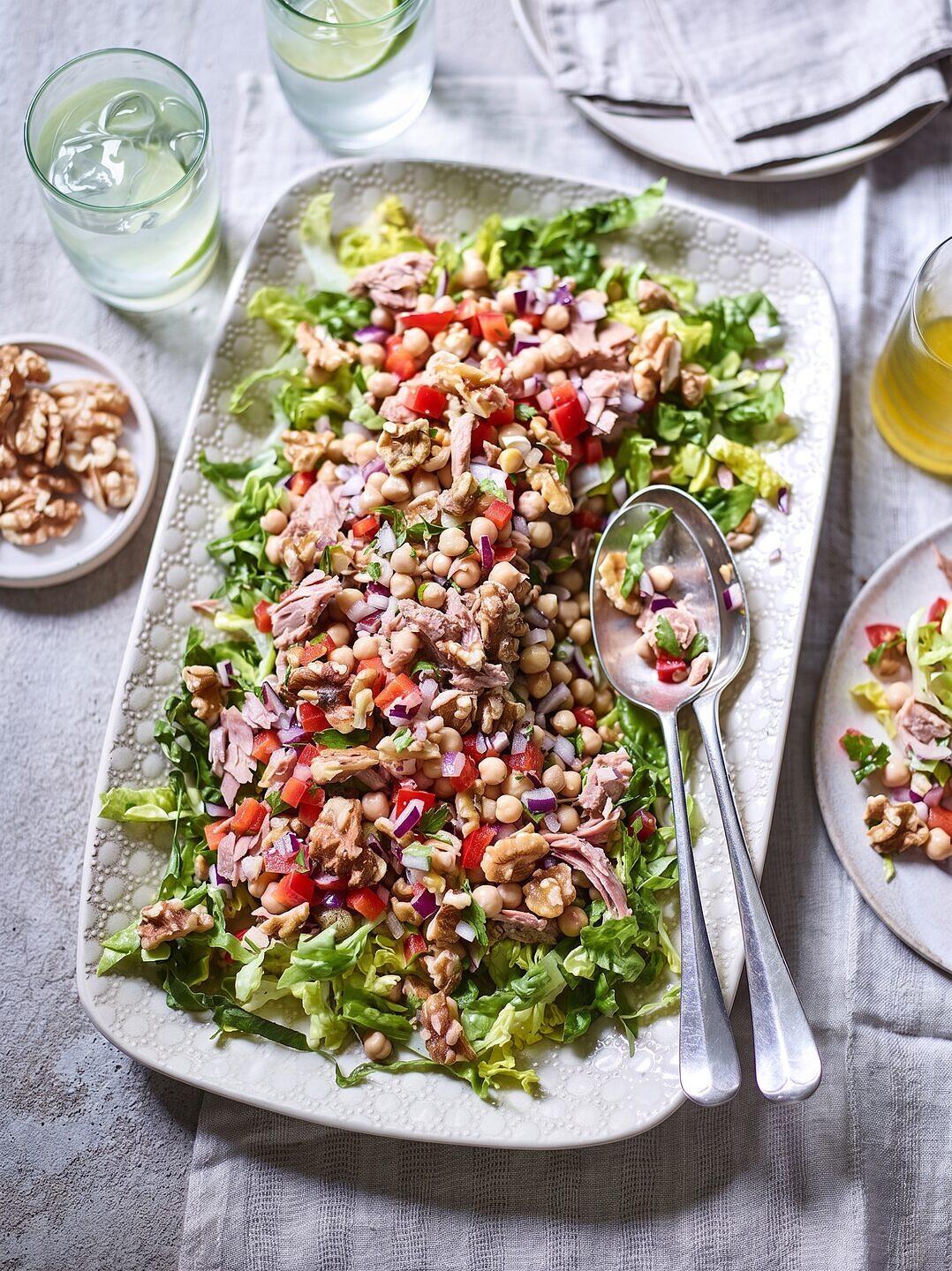 Mediterranean Tuna Antipasti Salad