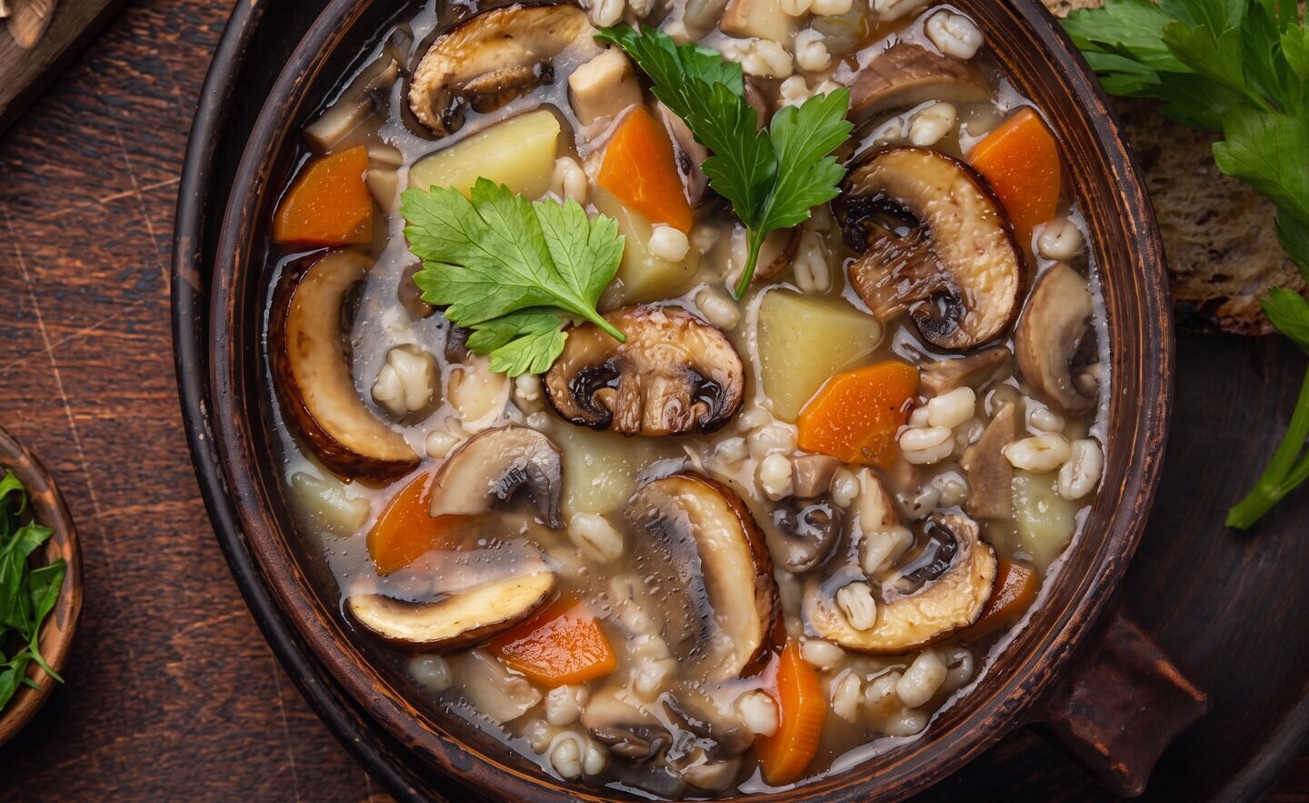 Mushroom Barley Soup