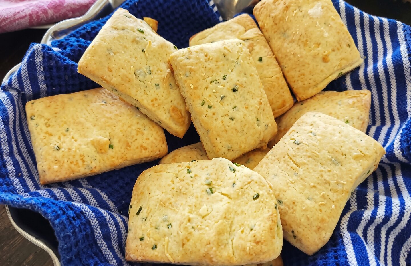 Parmesan Chive Biscuits