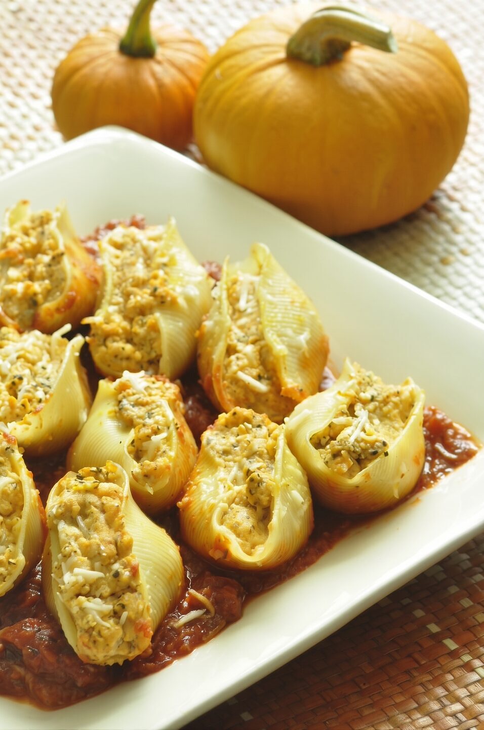 Pumpkin Ricotta Stuffed Shells