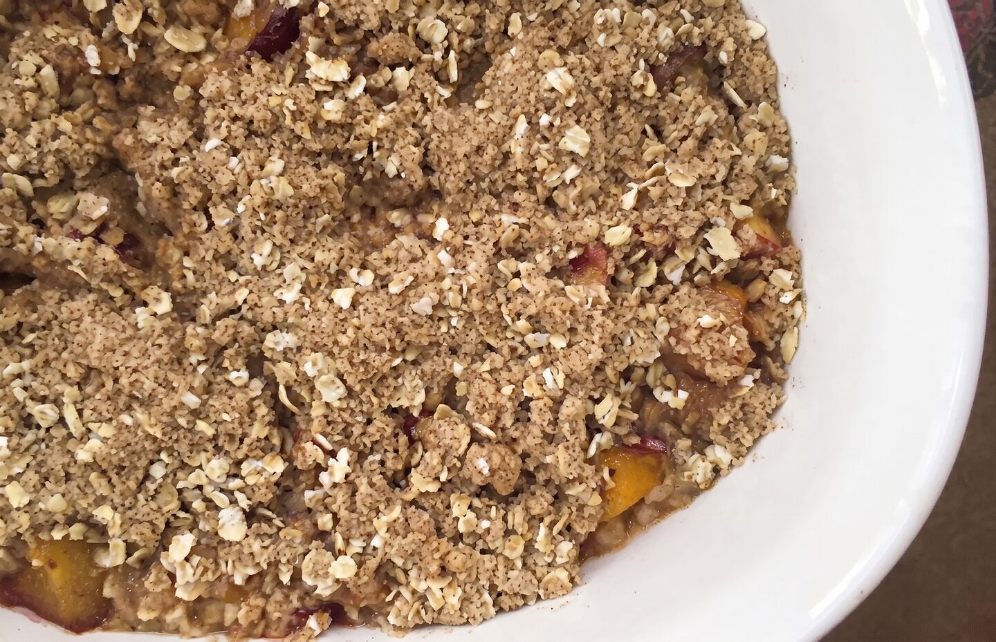 Quick Peach Cobbler