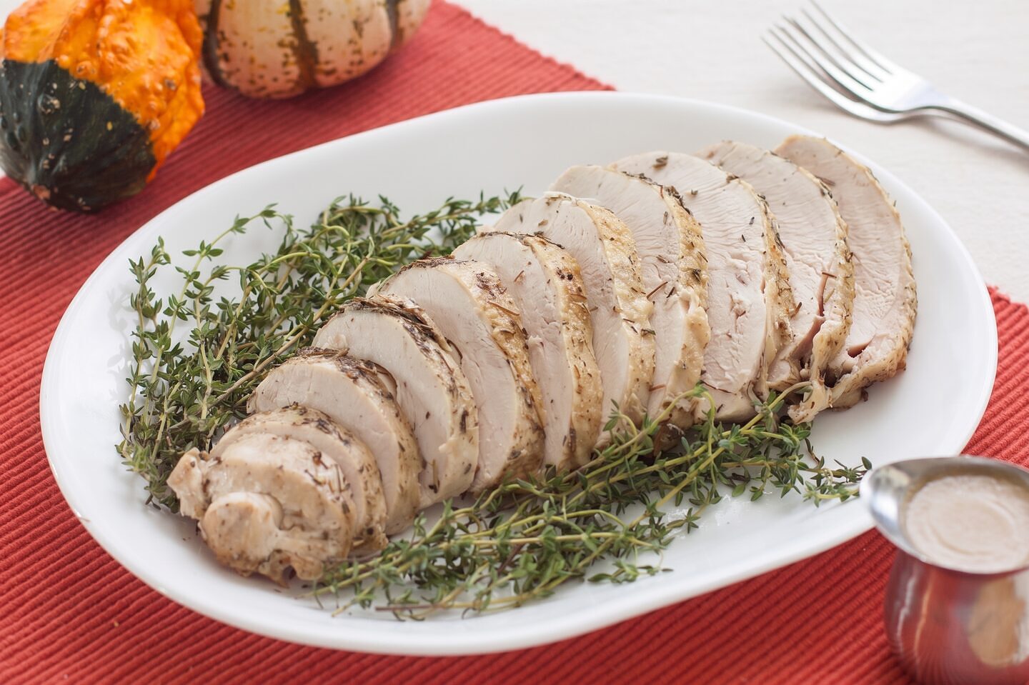 Roast Turkey Breast with Rosemary, Sage, and Thyme